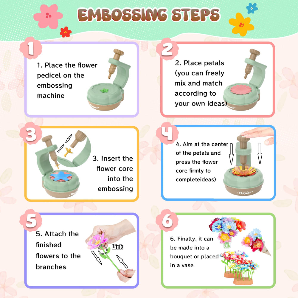 GirlsHome splicing tools help kids craft heart shapes and letters.