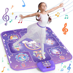 GirlsHome Unicorn Dance Mat with LED lights boosts active play and coordination.