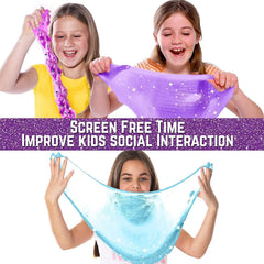 GirlZone airtight slime containers keep textures fresh for repeat play