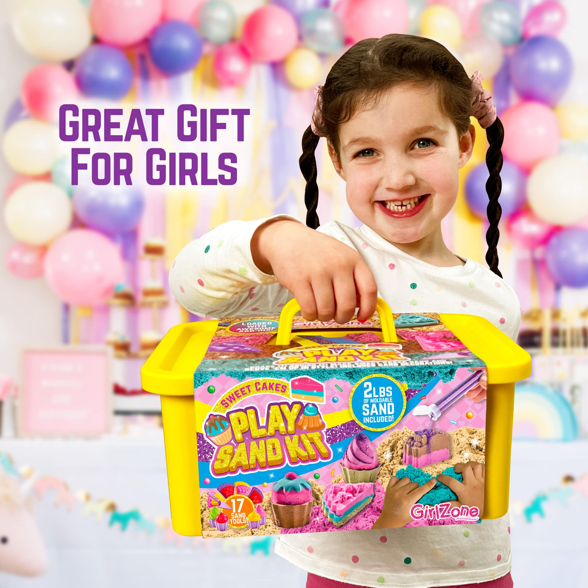 GirlZone baking themed activity keeps kids engaged away from screens.