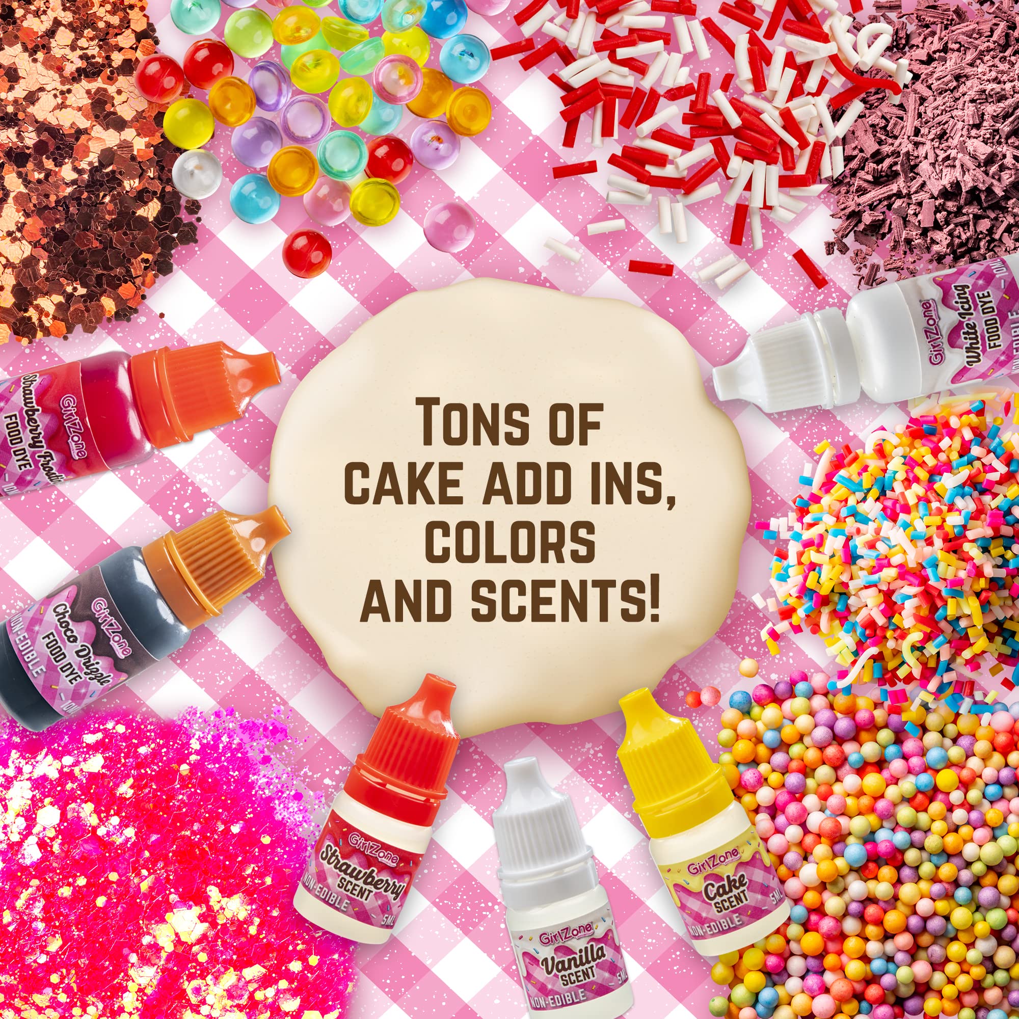 GirlZone DIY Slime Kit scented slime closeup highlights sensory play benefits.