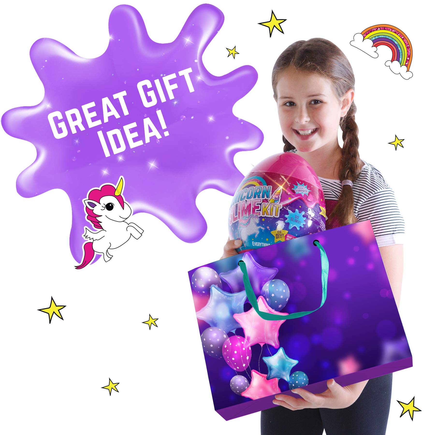 Beautiful Easter gift-ready GirlZone slime kit perfect for celebrations.
