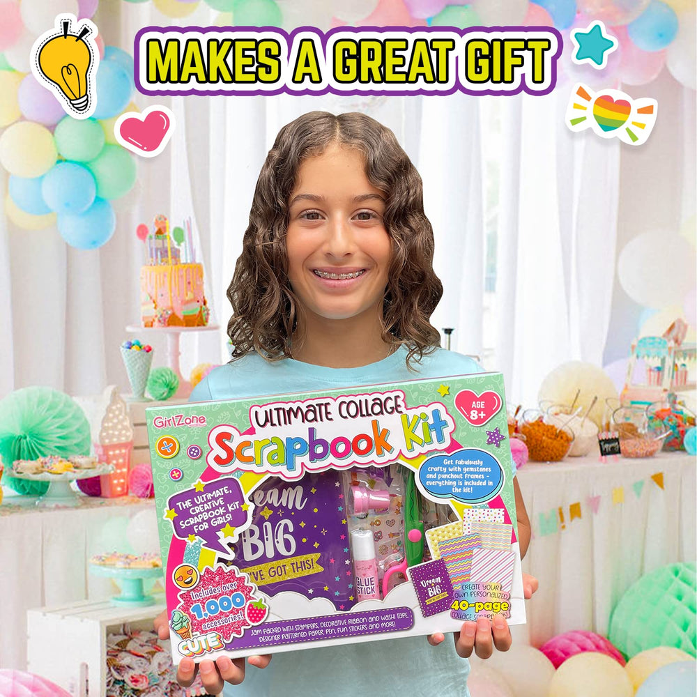 GirlZone family craft activity kit ready for a hands-on project.