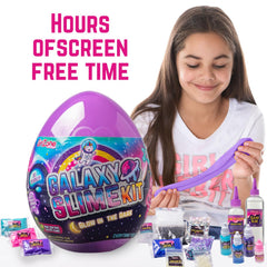 GirlZone Galaxy Slime add-ins and glitter spark creative, screen-free play