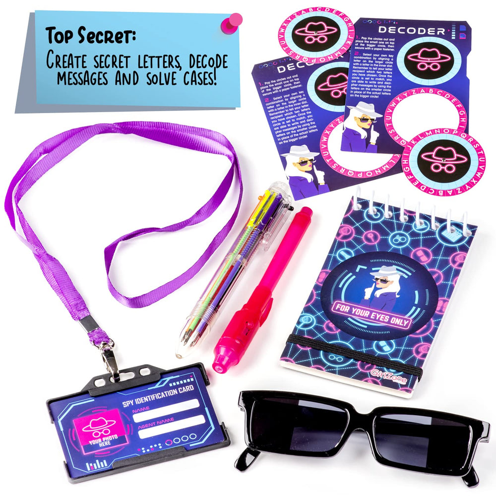 GirlZone detective stationery for crafting and revealing covert notes