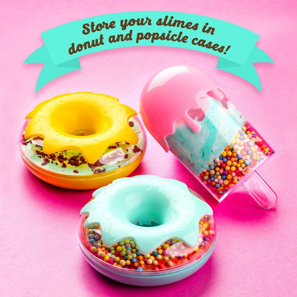 GirlZone Slime Kit ice cream parlor setup invites creative pretend shopping.