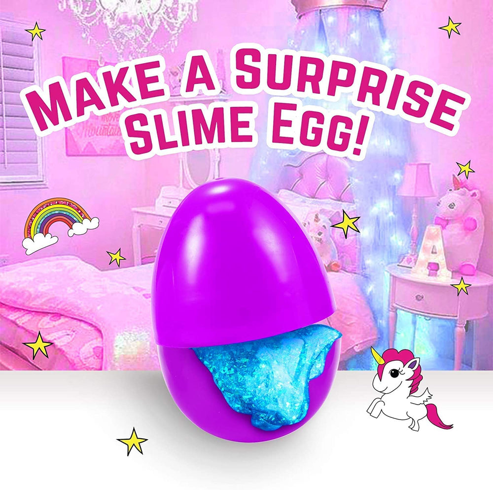 Soft clay and foam cubes from the GirlZone slime kit support imaginative sensory play.