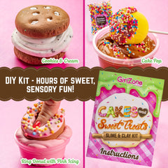 GirlZone Slime Kit storage containers help keep slime colors organized.