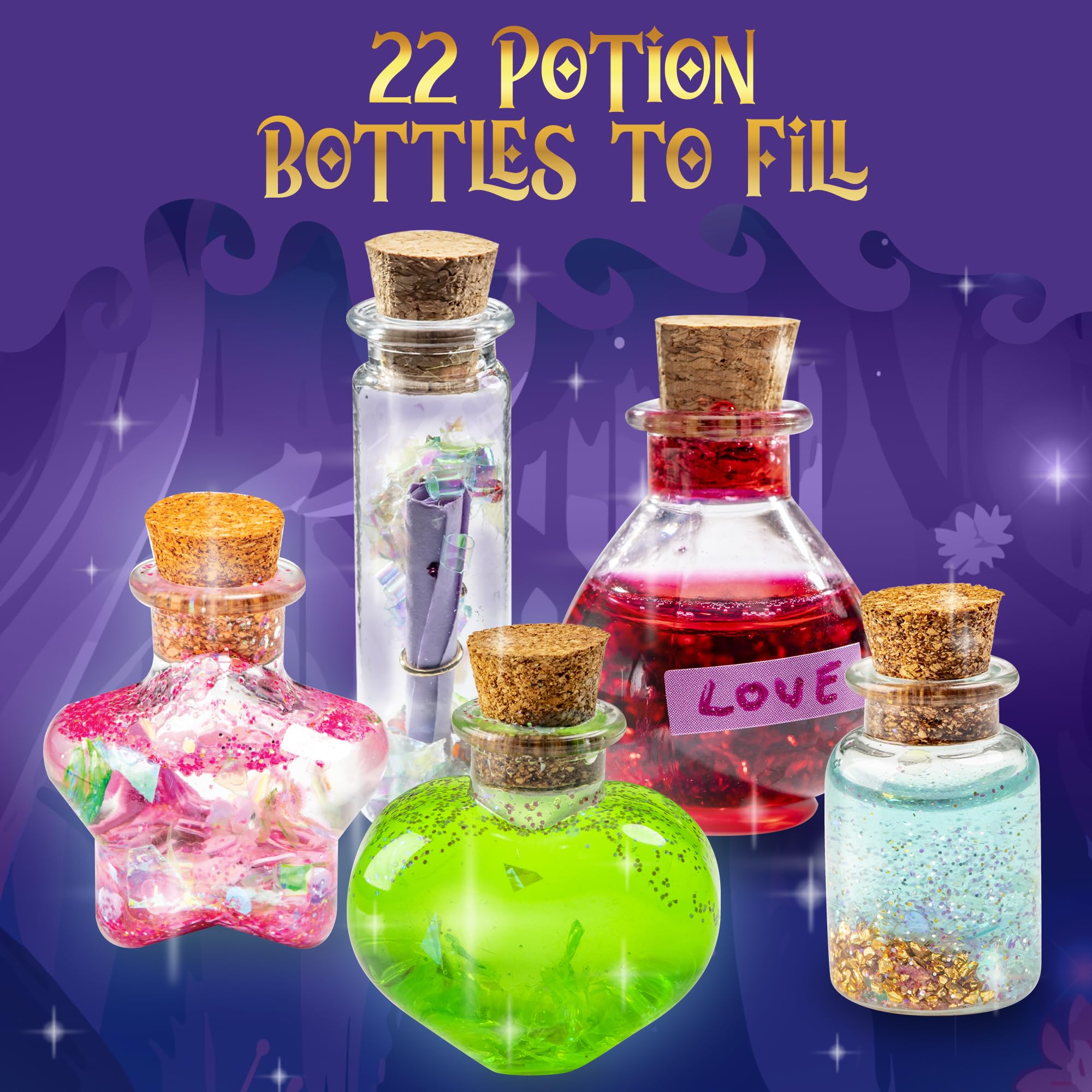 GirlZone Wisdom Tree bottle stores magical creations safely
