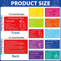 gisgfim 300 flash cards closeup drug names for quick memorization and review