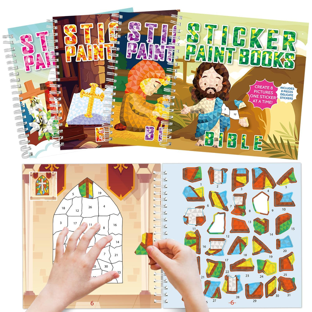 gisgfim Bible sticker book Jesus theme sparks imaginative crafts and classroom joy
