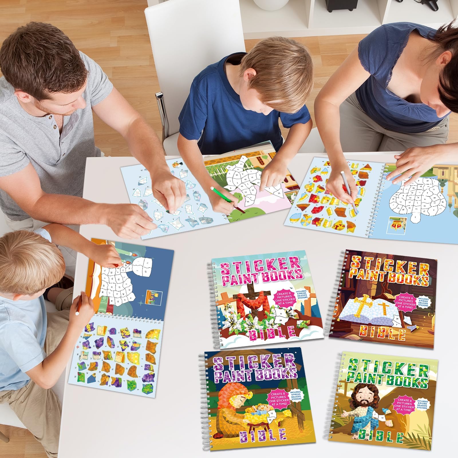 gisgfim Bible sticker book removable stickers ensure clean removal and neat projects