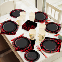 gisgfim outdoor and indoor party setup with durable tableware