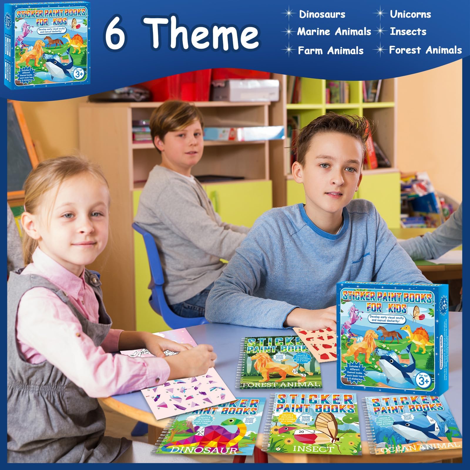 gisgfim perforated pages sticker book features easy tear-out for sharing