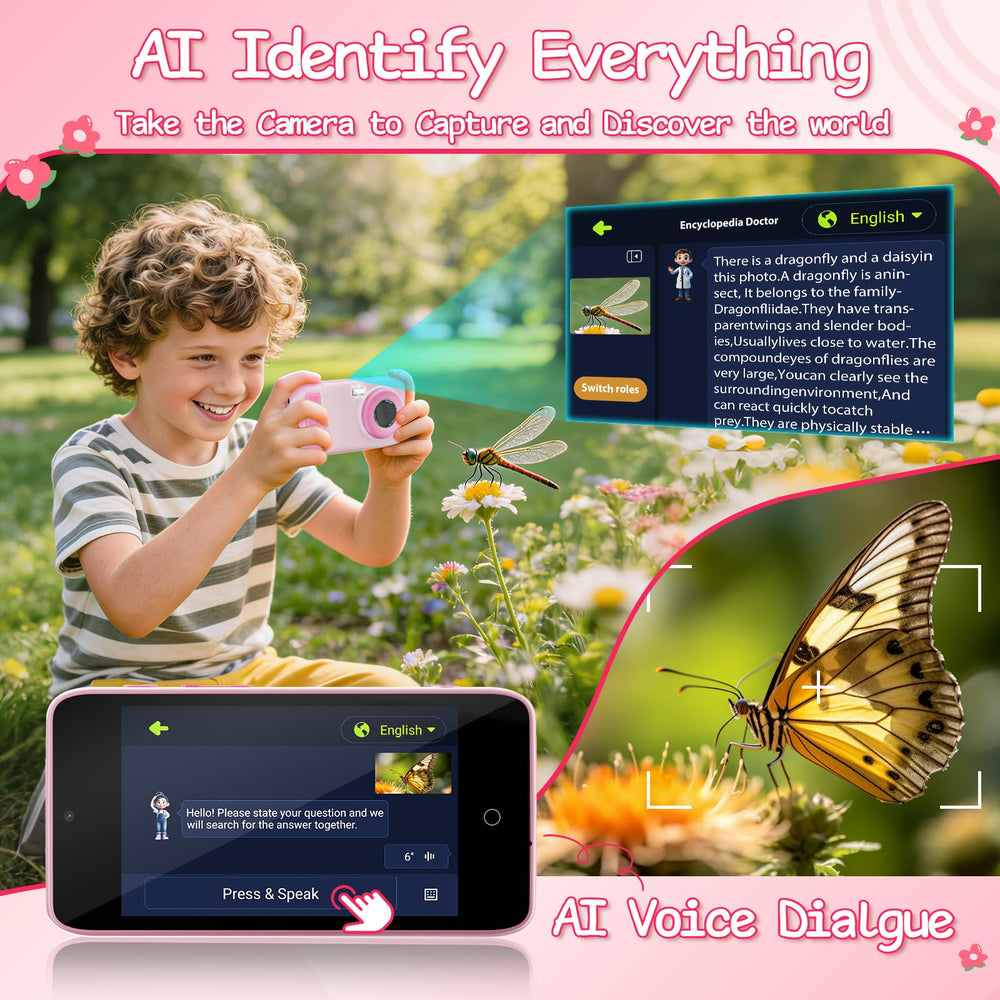 Gisotu AI Digital Camera dual-lens setup for selfies and moments