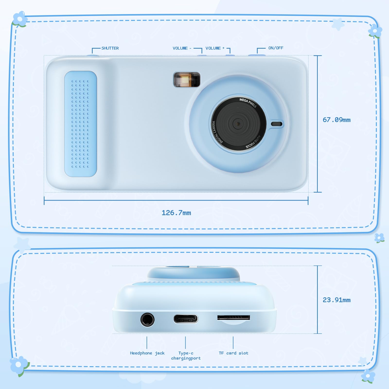 Gisotu Gift-ready Kids Camera positioned as a thoughtful birthday or holiday surprise.