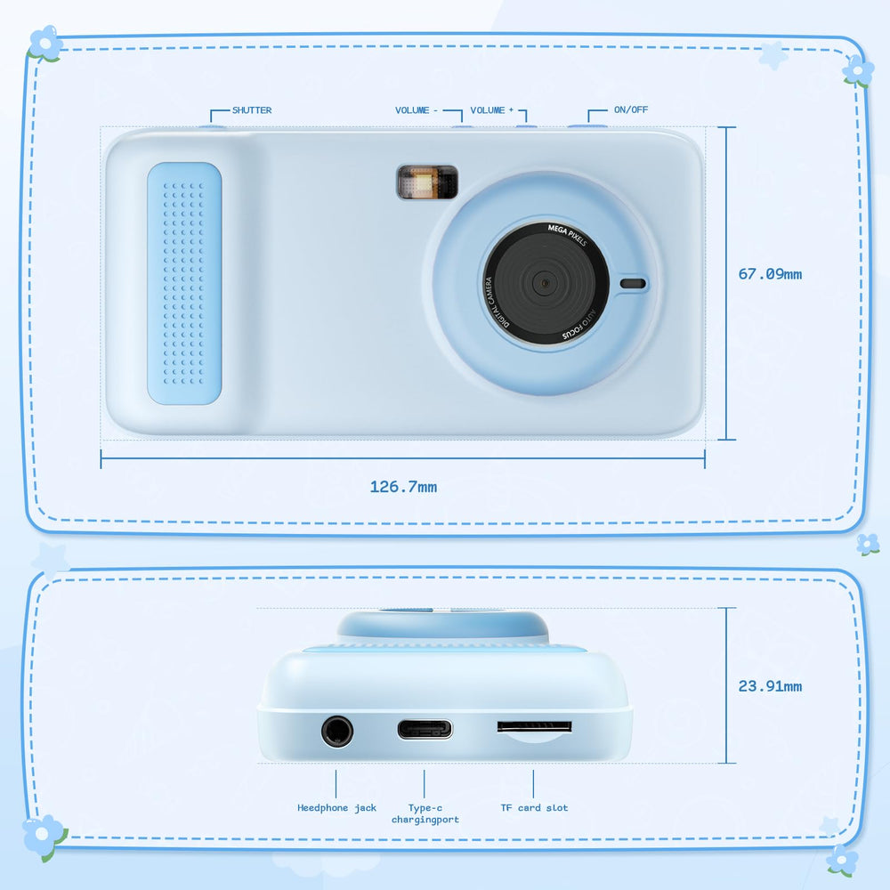 Gisotu Gift-ready Kids Camera positioned as a thoughtful birthday or holiday surprise.