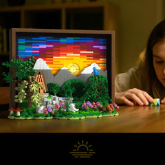 Givenni Ideas wall display dimensions, perfect for office or living room.