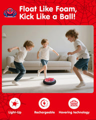 Givzan Spider Hero Hover Ball LED lights brighten with speed for night sessions.