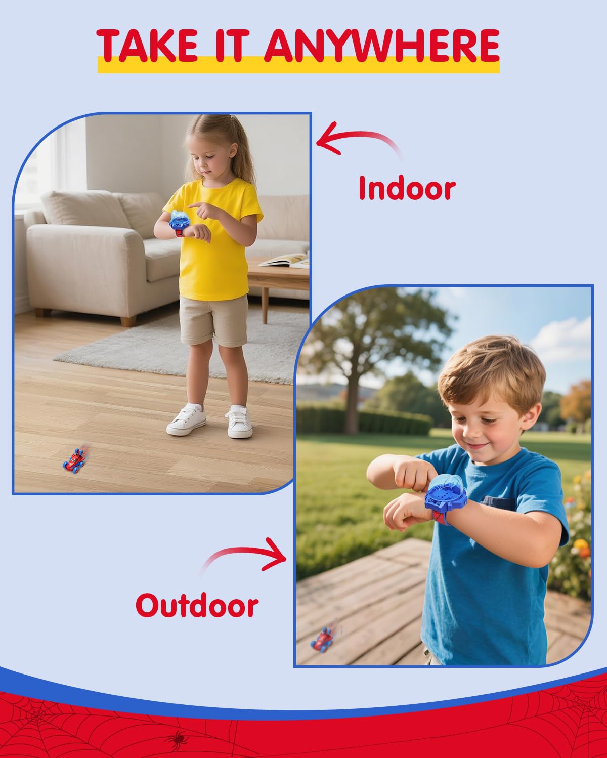 Givzan Spider Toy gift-ready packaging makes birthdays extra special.