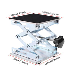 GIXCEL RC Car Work Stand in stainless steel construction for long-lasting use.