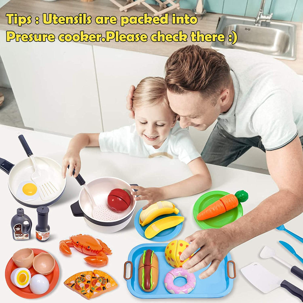 GJOF2YK four dish sets encourage sharing meals during pretend play