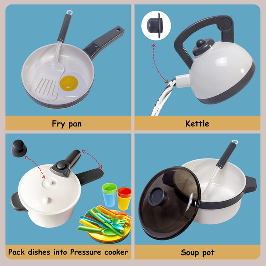 GJOF2YK frying pan for realistic cooking role-play