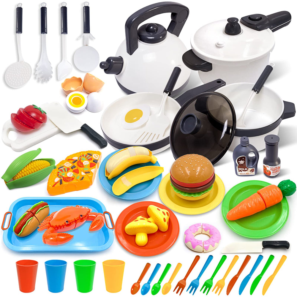 GJOF2YK tea kettle for imaginative play and pretend kitchen