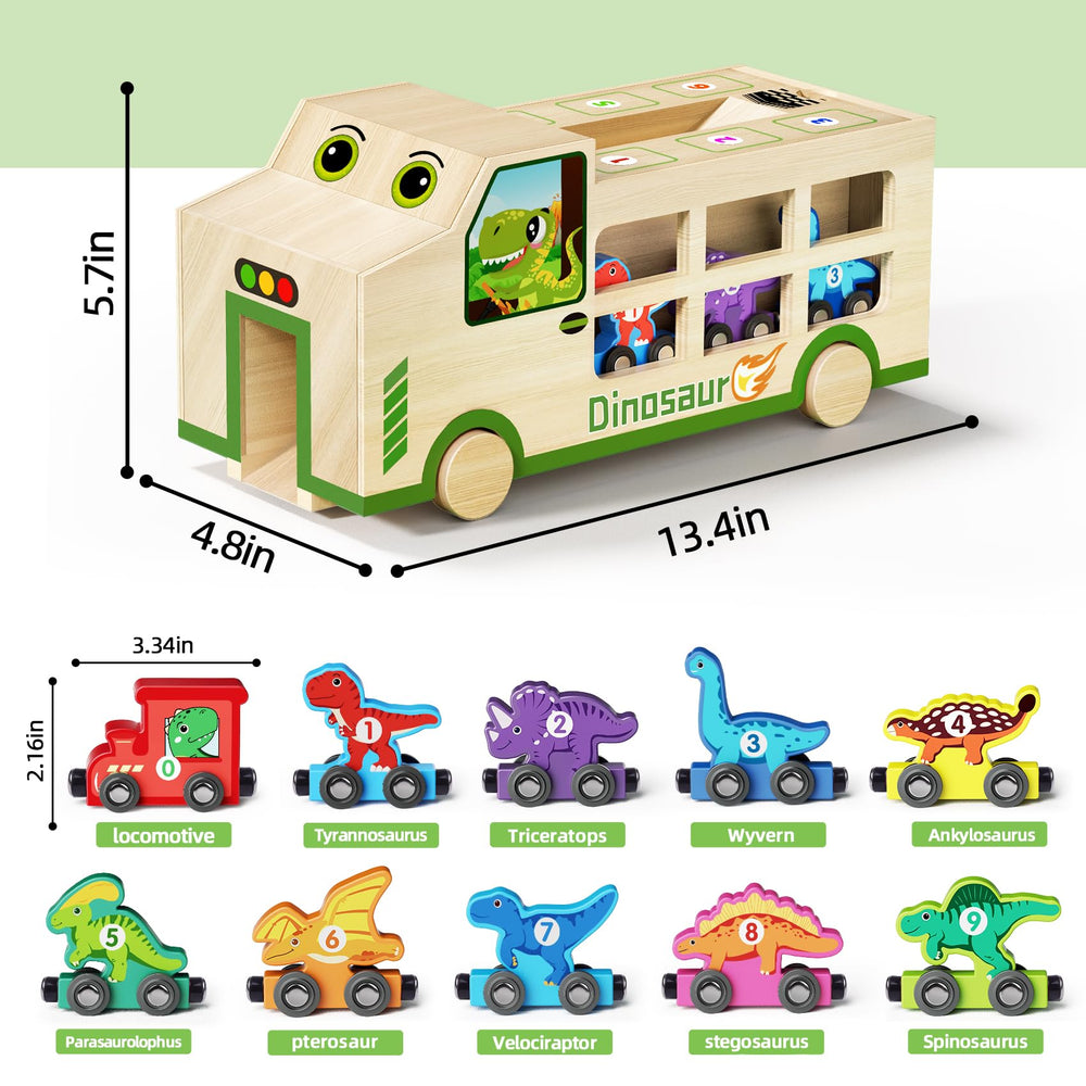 GJZZ gift-ready packaging includes 11 wooden vehicles