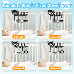 GKDOMS high-contrast baby toy helps visual focus for newborns