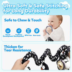 GKDOMS portable stroller toy secures easily for travel