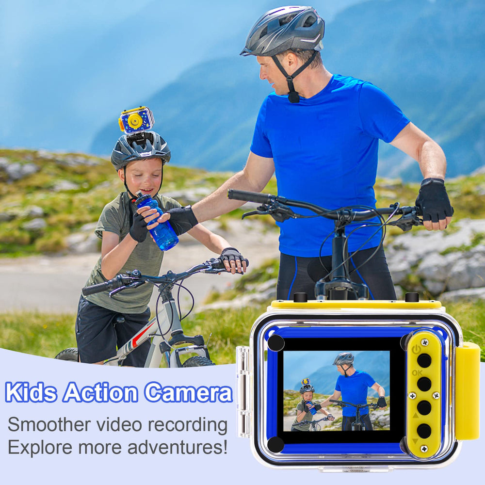 GKTZ Kids Camera captures 20MP photos and 1080p video with clarity