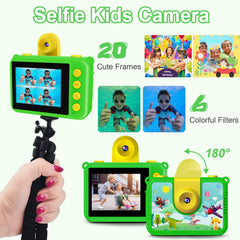 GKTZ Kids Camera worn on a bike for on-the-go recording.