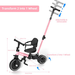 Glaf Tricycle carbon steel frame for durable indoor and outdoor use.