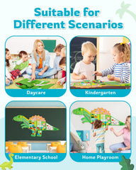 Gleamkid Busy Board dressing skills feature promotes practical life practice.