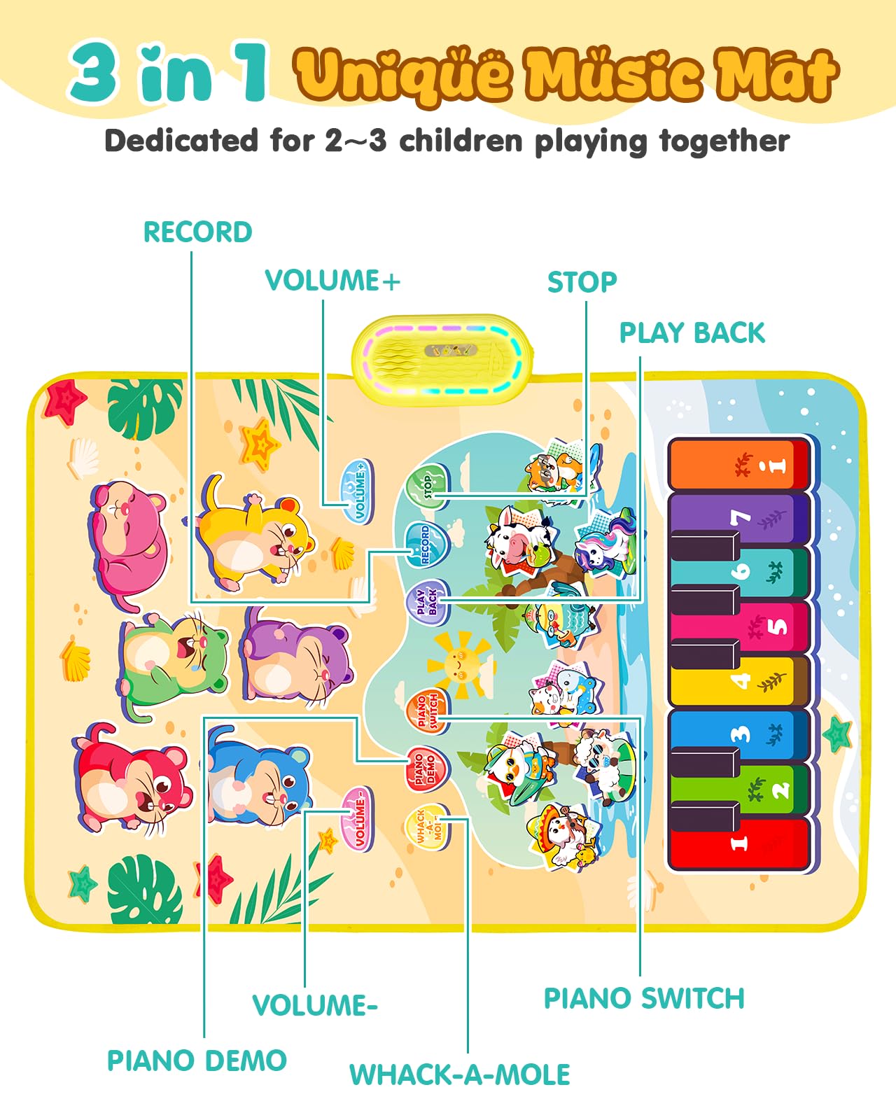 Gleamkid foldable and portable design for indoor or outdoor use.