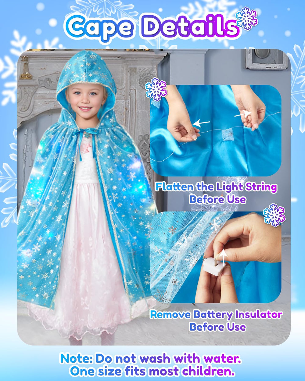 Gleamkid magic wand lights up and plays music to spark imaginative dress-up