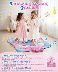 Gleamkid Mermaid Dance Mat packaging for a ready birthday surprise