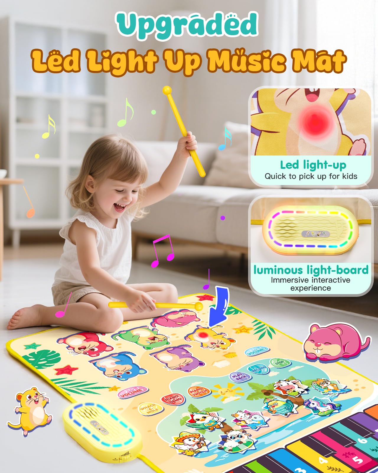 Gleamkid safe non-toxic materials ensure gentle toddler play.