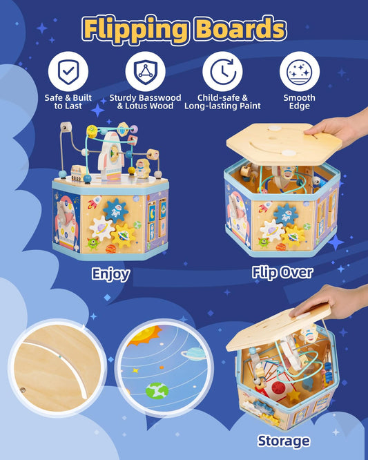 Gleamkid Space Cube space car for exploration and STEM curiosity during play