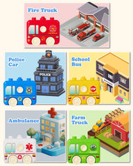 Gleamkid train set-finger-puppets-inside supports caregiver-child storytelling.