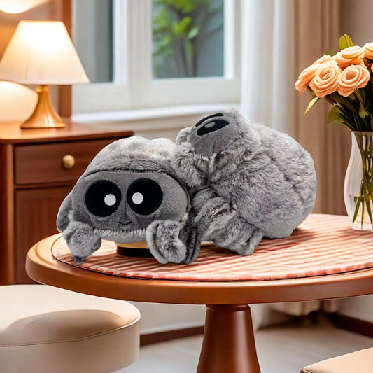 Gleec Spider Plush Doll side profile, ideal for imaginative play.