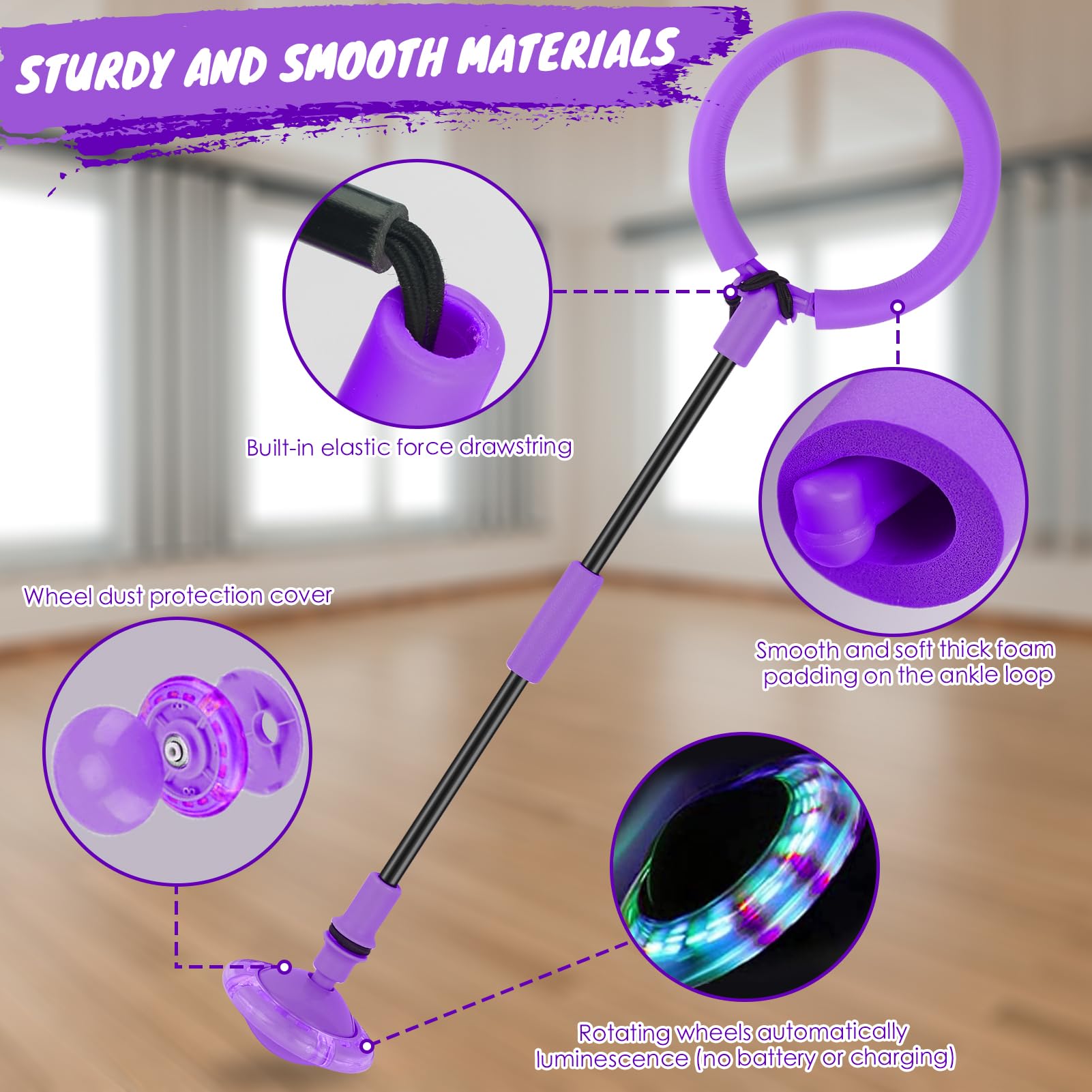 GleeGlow foldable quick-assembly purple for fast outdoor setup