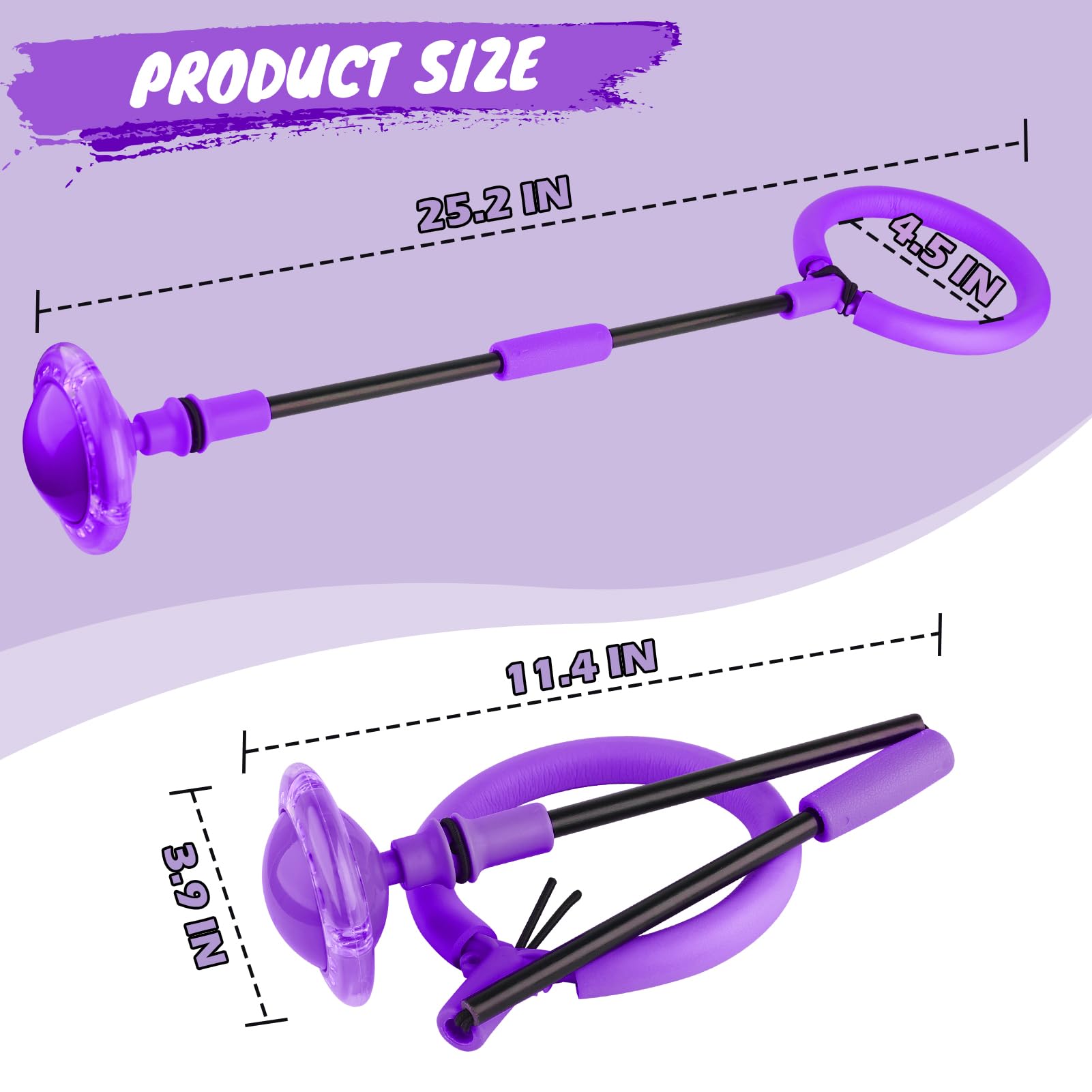 GleeGlow outdoor play purple toy supports active movement and coordination