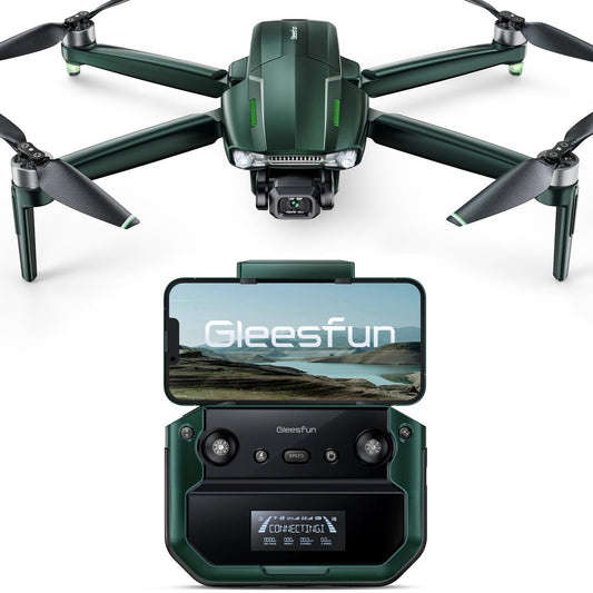 Gleesfun G11PRO drone front view ready for stable aerial shots