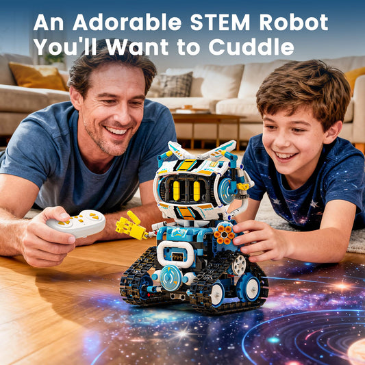 Glikid 5 in 1 RC kit side view highlights modular design for easy assembly.