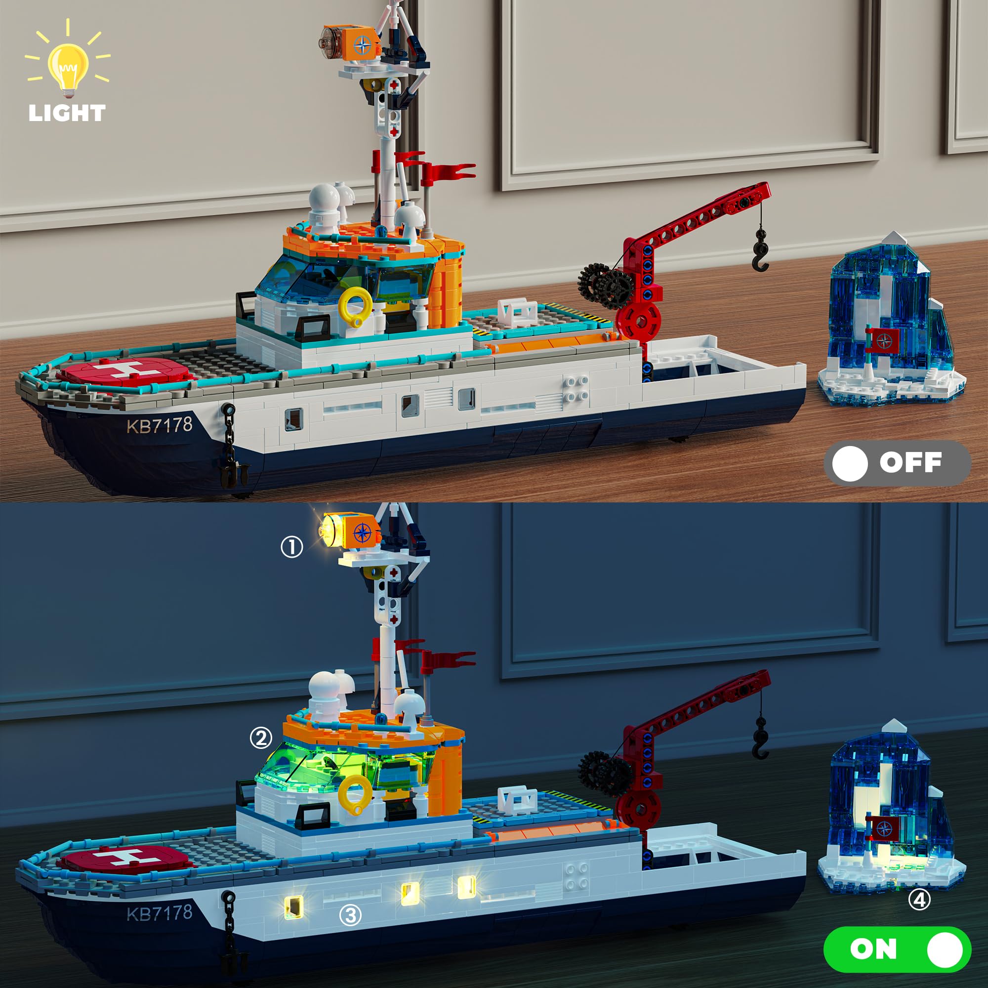 Glikid crane arm and pulley highlight interactive lifting during submersible deployment