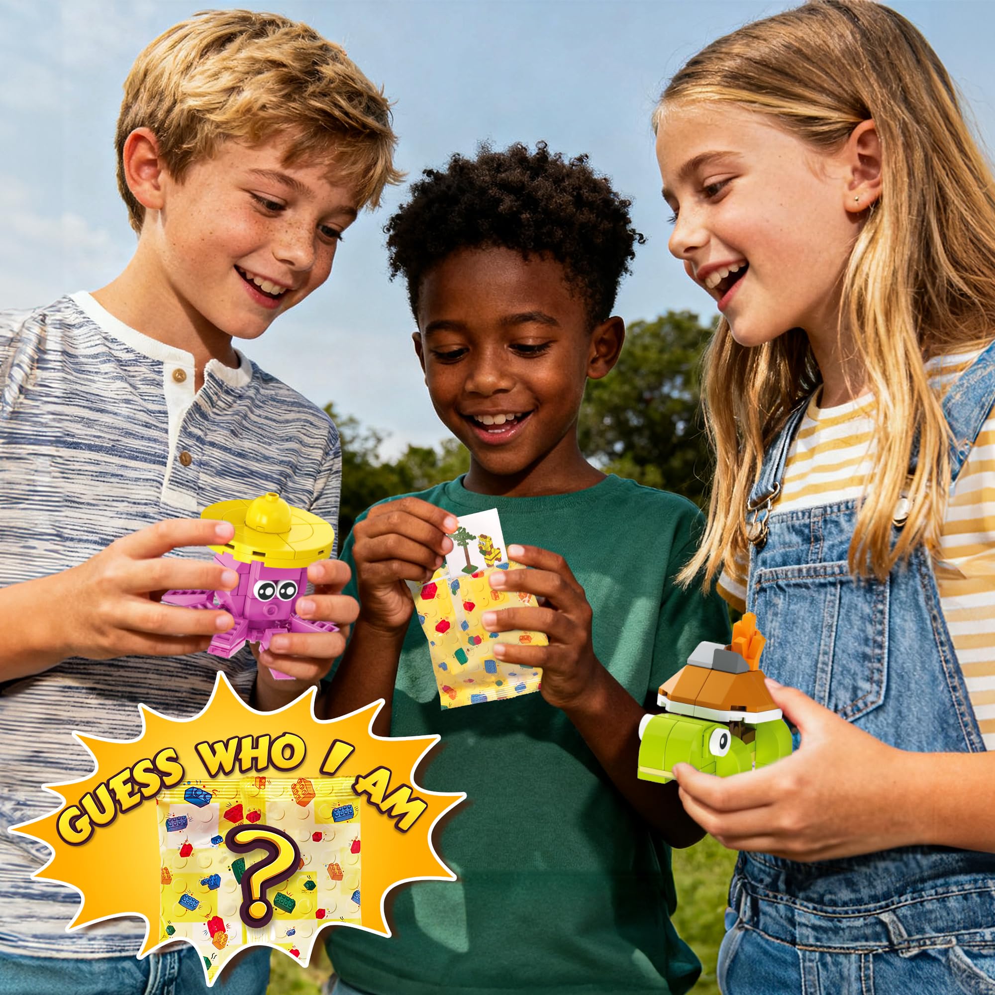 Glikid mini animal figures delight kids with colorful builds.