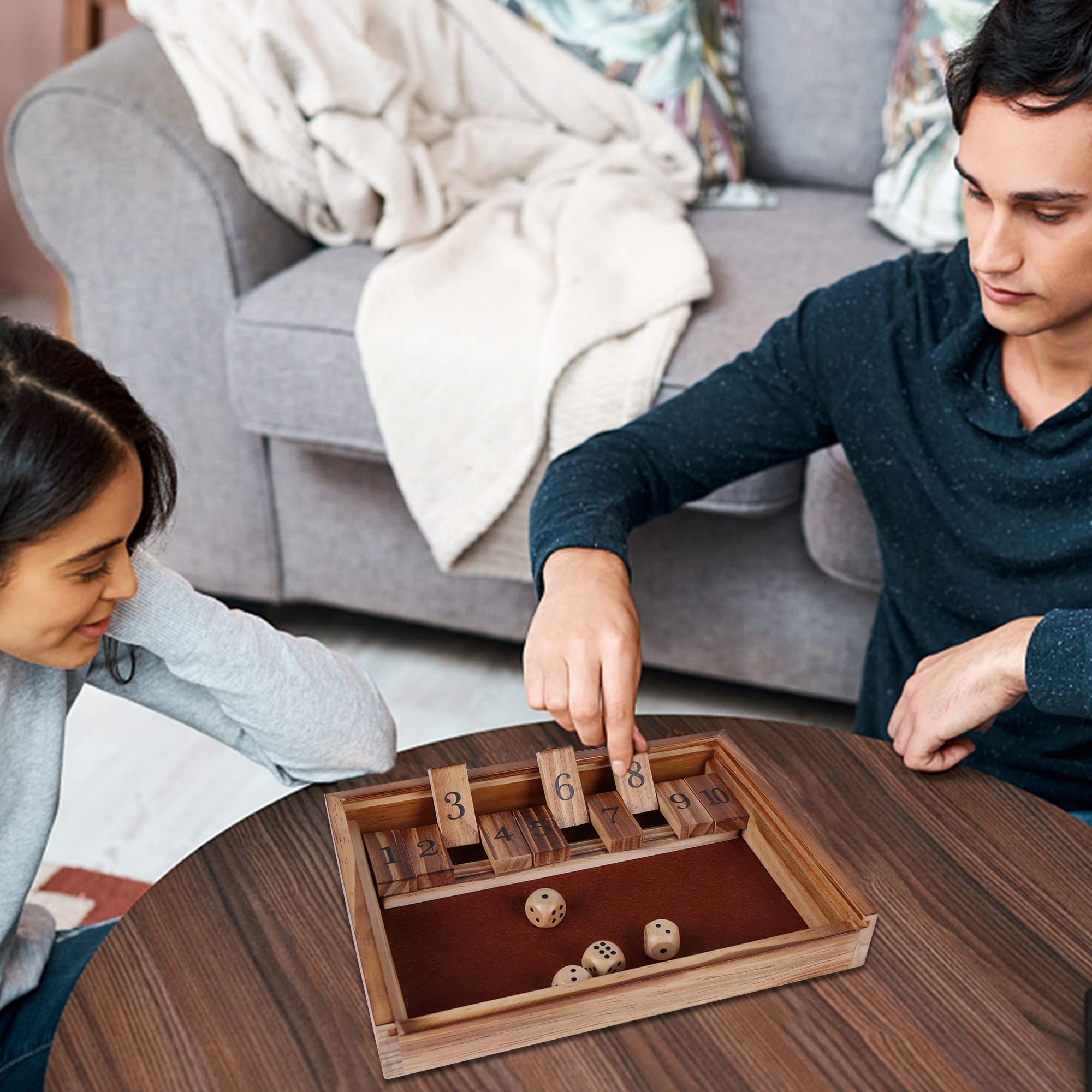 Glintoper Smooth wood grain detail enhancing tactile play