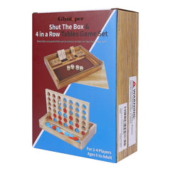 Glintoper Travel-friendly wooden game case for indoor and outdoor play